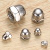 Cap Nuts High Shape Set, 195 Pieces Stainless Steel Hex