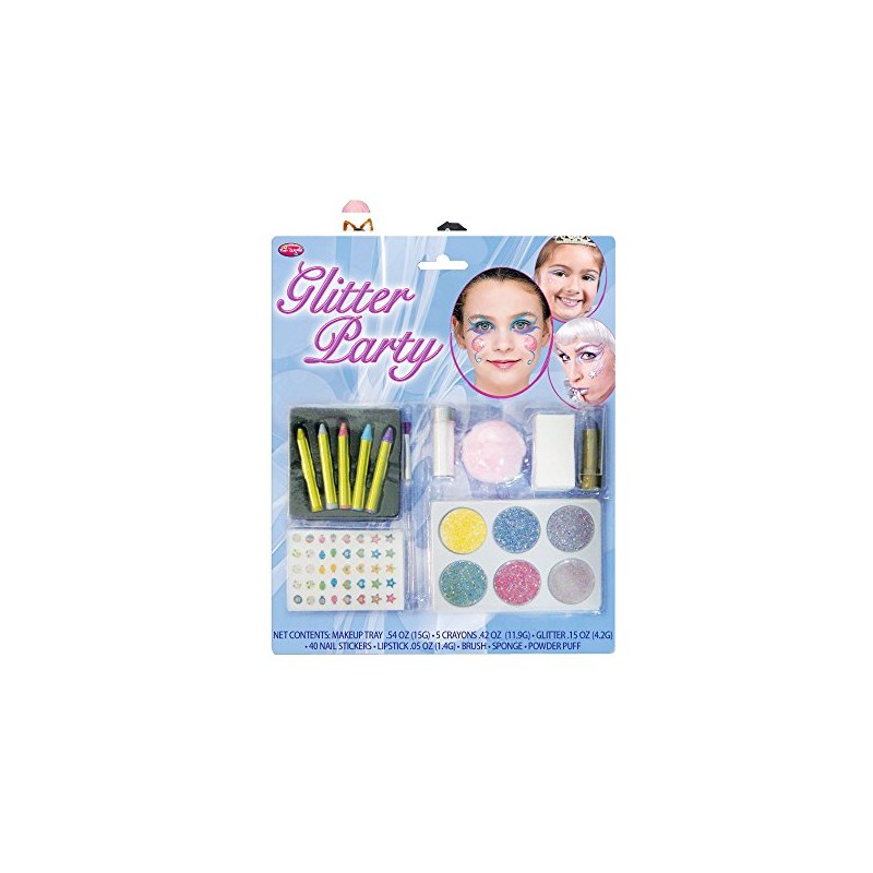 Fun World 9636CFW Party Glitter Makeup Kit