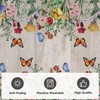 Artoid Mode Wood Flowers Butterfly Spring Runner Rug, Summer Home