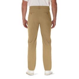 TBMPOY Men's Golf Pants Classic Fit Dress Work Pants Lightweight Comfortable Business Casual Pants with 5 Pockets Khaki 38