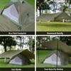 GEERTOP Large Camping Tent Tarp 17 x 10ft Portable Hammock
