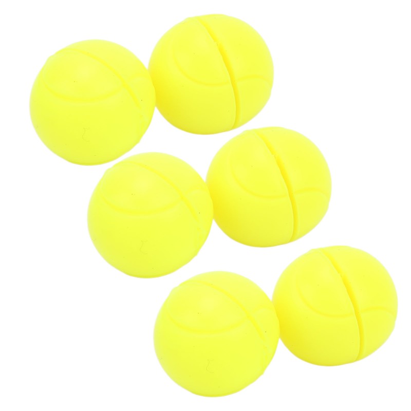6 Pcs Tennis Racket Damper Silicone Shock Absorber Tennis Ball