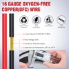 Nilight 100FT 16AWG Oxygen-Free Copper Wire Red Black Electrical Wire
