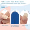 LNAUJS 3-Pack All-in-One Nail Buffer - Effortlessly Create Smooth and