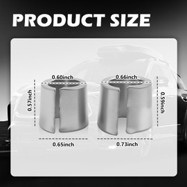 2PCS Battery Terminal Shim,Soft Lead Battery Post Shims Caps with Adjustable Opening,Car Batteries Terminal Post Shims Caps for Positive & Negative Connection Car Accessories