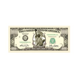 American Art Classics Wholesale Pack of of 500 - Traditional Million Dollar Bills