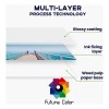 Papel Fotográfico Glossy Carta 220gr 20 Hjs Pack 10 Paq