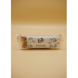 KoRo - Herzhafter Bio Erdnussriegel mit Tomate und Kräutern 12 x 40 g - Alternative zu süßen Riegeln - Ballaststoff- und Proteinquelle - Vegan