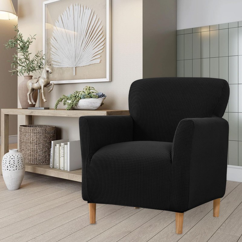 Wsetyy Armchair Covers Banquet Slipcovers, Armchair Slipcovers Non-Slip, Stretch Arm