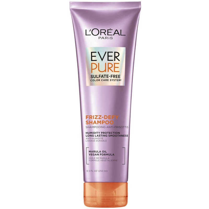 LOréal Paris Ever Pure Shampoo Anti Frizz Para Cabello Teñido,