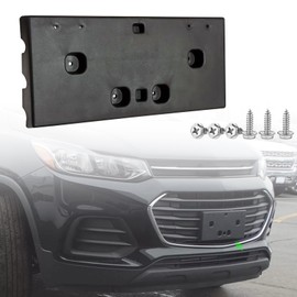 Front License Plate Frame for Chevy Trax 2017 2018 2019 2020 2021 2022 Front Bumper License Plate Holder Mounting Bracket Replace # 94533706 GM1068185