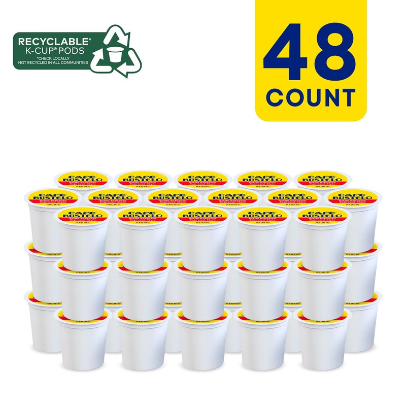 Café Bustelo Espresso Roast 48 K Cup Packs