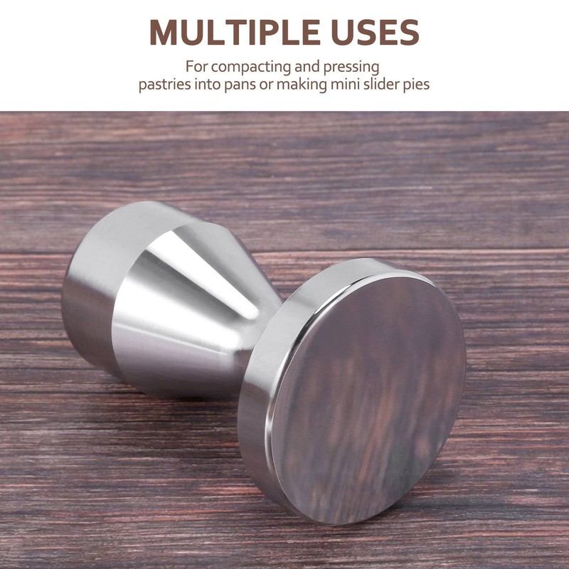 Hopbucan Stainless Steel Coffee Tamper Espresso Tamper 49mm Base Coffee