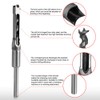 SaferCCTV 6Pcs Wood Square Hole Drill Bits Mortising Chisel Set,