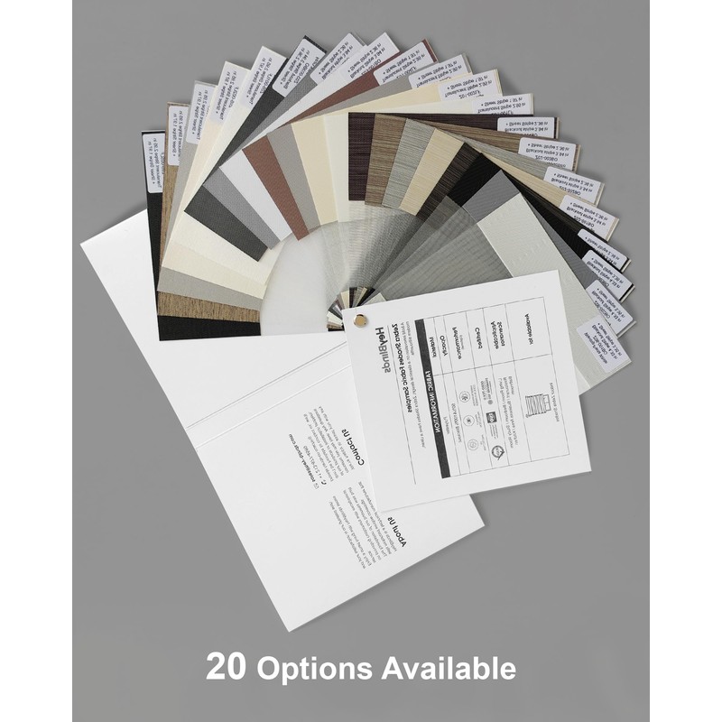 HeyBlinds Motorized Zebra Shades for Indoor Windows, Roller Shades with