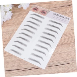 Baluue Eyebrow Stencils Temporary Imitation Eyebrow Transfer Stickers Quick Easy Application No Damage to Sk