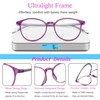 Lumiha 3-Pack Blue Light Blocking Reading Glasses for Women, Lightweight