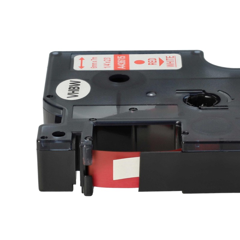 vhbw Schriftband-Kassette Ersatz für Dymo D1, 43615 für Etiketten-Drucker 7m