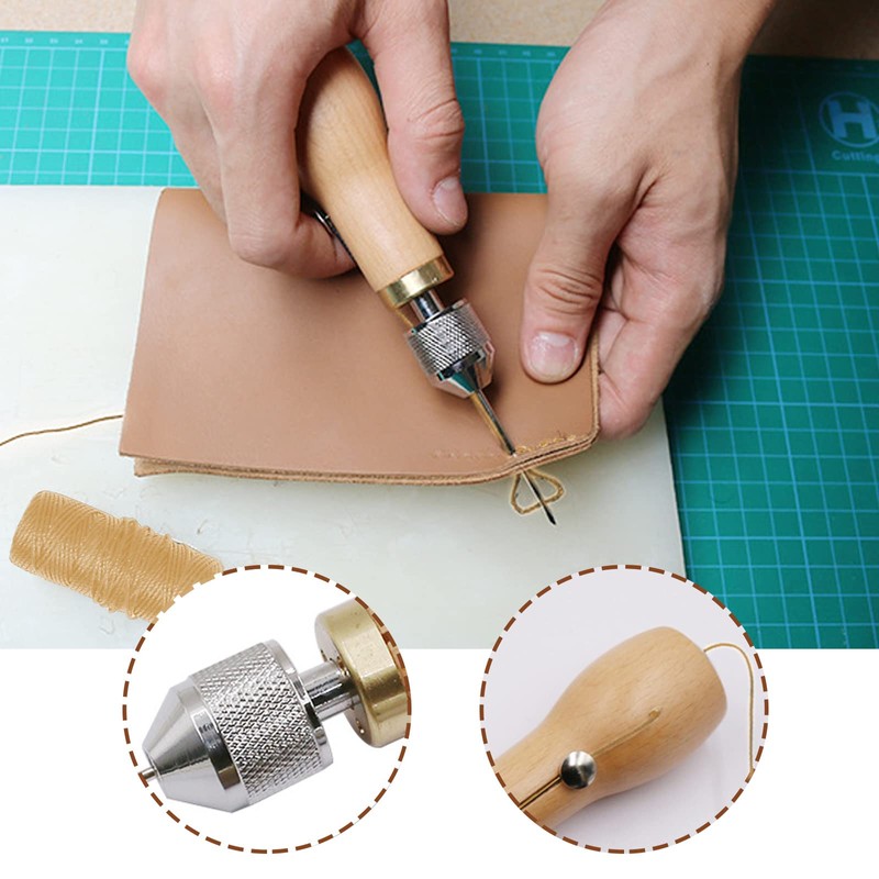 XZEIT Professional Speedy Stitcher Sewing Awl Hand Stitcher Repair Tool