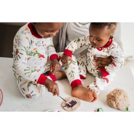 Burt's Bees Baby Girls Footed One-piece Pajamas, Sleep and Play Loose Fit, 100% Organic Cotton, Sizes NB to 6-9 Months