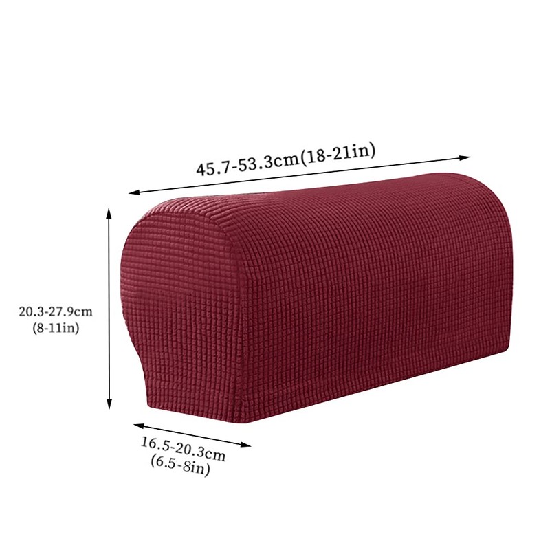 Balana 2pcs Stretch Armrest Covers for Chairs, Couch, Sofa -