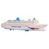 Kids Cruise Ship Model Sound Effects LED Light Universal Rotation