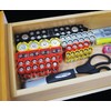 Storacell AA Battery Storage Caddy, Black, Holds 6 Batteries (2
