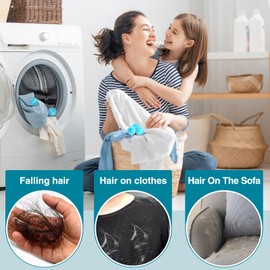 Pack of 15 Pet Hair Remover Washing Machine, Washing Balls, Hair Catcher for Tumble Dryers, Lint Balls, Cat Hair Remover, Washing Machine, Reusable Lint Balls, Removes Pet Hair, Lint & Lint