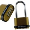Homezone 4 Digit Combination Padlock - Heavy Duty, Anti Rust