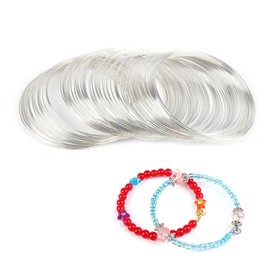 120 Loop Jewelry Wire Memory Wire for Jewelry Making Memory Steel Wire Beading Wire Bracelet Wire for Bracelets Making Bracelet Wire for DIY Crafts Making