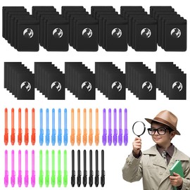 OSDUE 108-Piece Detective Set Children, Detective Children's Birthday Party Bag, Detective Role Play with Magic Pens & Notebook, Detective Toy Pinata Filling, Give Away Guest Gift for Boys Girls
