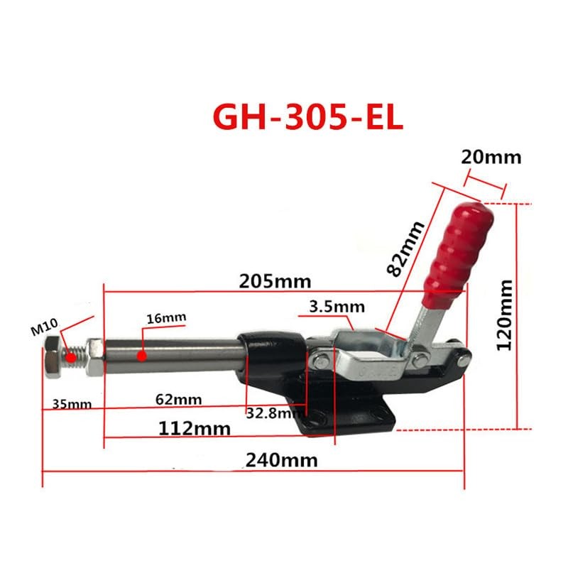 Push Pull Quick Release with Ductile Cast Iron Base.Manual High