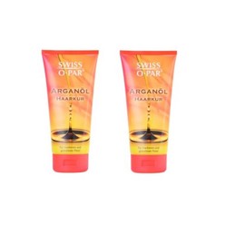 Swiss-o-Par Argan Oil Hair Treatment 400 ml, Set of 2 (2 x 200 ml) for Dry and Lustre Hair