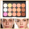 10 Colors Cream Contour Face Concealer Palette, FantasyDay Long Lasting