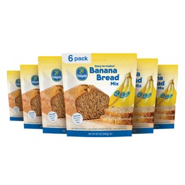 Chiquita™ Banana Bread and Muffin Mix – Moist, Easy-to-Make, No Preservatives - Just Add Bananas, Egg and Water - 13.7 Oz (Pack of 6)