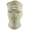 Gravity Threads Love Rainbow Heart 3-Hole Ski Mask - White