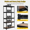 PeacefulHues 5 Tier Heavy Duty Storage Shelves, 48" W x