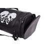 Medium Motorcycle Sissy Bar Bag with Reflective Skulls and Rain
