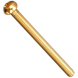SCUD Humbucker Mounting Screws, Inch Size, 8P Gold W-HPG