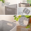 OIAHOMY Laundry Hamper, Laundry Basket，Rectangle Cotton Storage Basket with Handles,