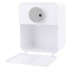 Waterproof WallMounted Toilet Roll Paper Rack Holder with Top Shelf