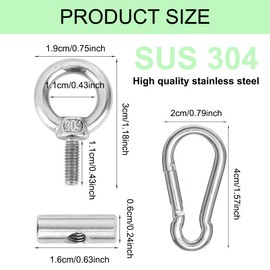 Piping Strip Hook Piping Stopper Awning Hooks: Awning Stopper Stainless Steel Awning Hook Camping Blocking Kit Piping Rail Accessories for Caravan, Motorhome, Caravan, Campervan, Boat, Camping Tent