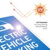 Sigo Signs, Electric Vehicle Parking Only with Graphic Sign,(SI-67887) 10x14