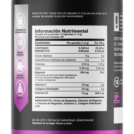 3-Mag Platinum B-Life | 240 Cápsulas | Mezcla de 3 Magnesios de Alta Absorción | Sueño, Mente y Músculos Saludables