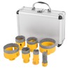 LFGUD Diamond Hole Saw Kit, 7-Piece Diamond Core Drill Bits
