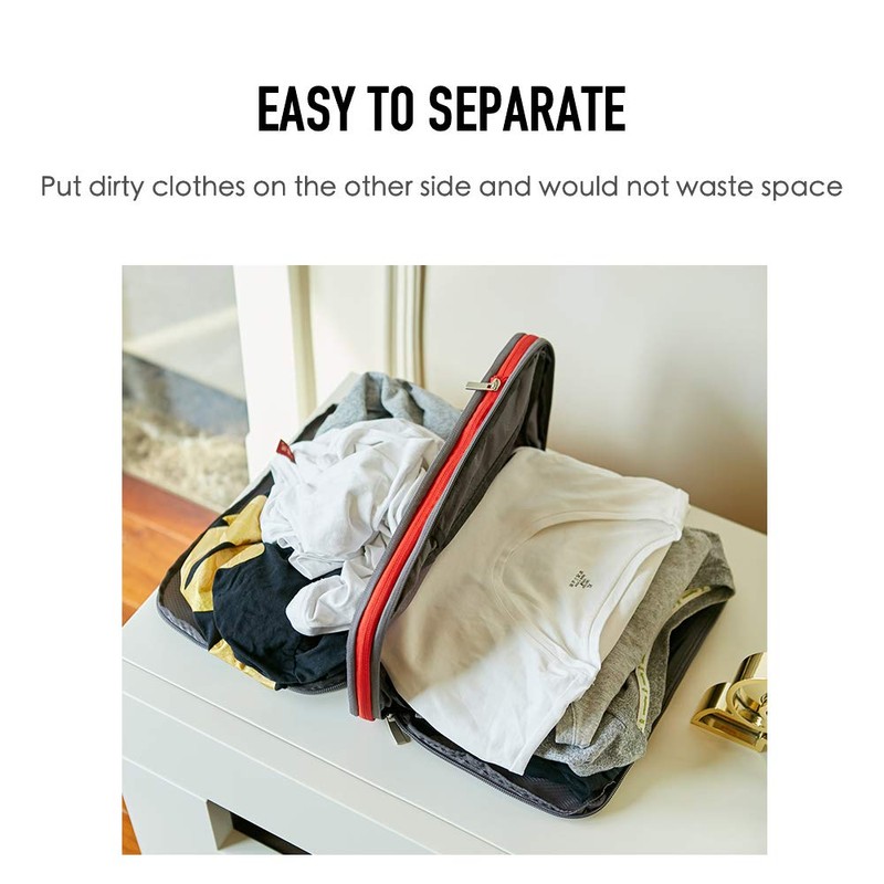 BeeNesting Compression Packing Cubes 2 set for travel Small Luggage