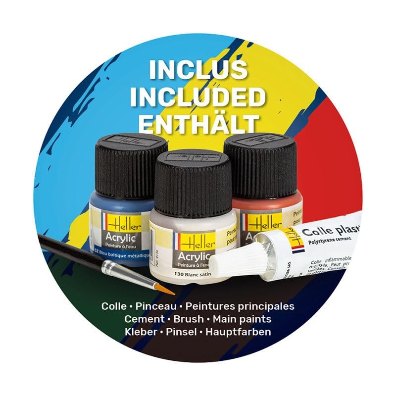 heller - 1/400 Starter Kit Victor Schoelcher Commandant Rivierehel57015