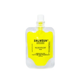 SNOWSUN Acrylic Paint - Lemon Yellow (25ml/1.24 oz) Pouch Rich Pigments, Professional Artists Acrylic Paints - Art Supplies for Canvas Wood Rock Clay Fabric Ceramics Art Crafts Painting