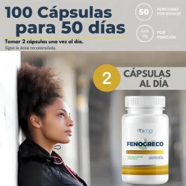 Fenogreco 500mg - 100 Cápsulas Por Frasco