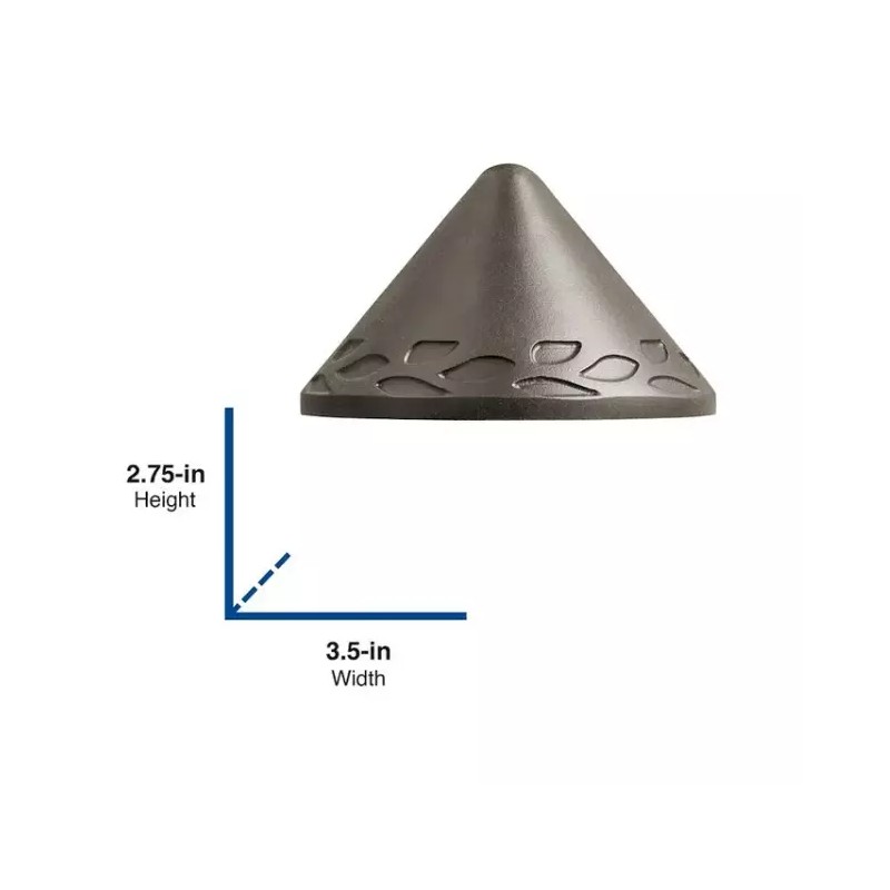 Kichler 2-Watt Olde Bronze Low Voltage Plug-in LED Deck Step